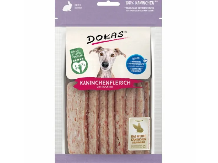 Dokas Kaninchenfleisch Getrocknet 70 g* Hundebedarf