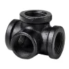 Dolle Eckverbinder für Pipe-Regalsystem 4 x 20 mm (3/4") Schwarz Matt