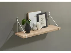 Dolle Holzregal Lite Nature 80 cm x 15 cm x 2 cm Eiche Furniert* Regalsysteme|Schweberegale