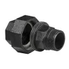 Dolle Reduzierstück Connector für Pipe-Regalsystem 20 mm (3/4") Schwarz Matt* Regalsysteme