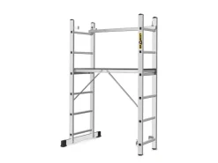 Drabest Arbeitsgerüst 3-in-1 Aluminiumleiter Traglast 150kg* Leitern