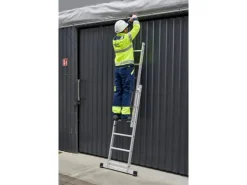 Drabest Arbeitsgerüst 3-in-1 Aluminiumleiter Traglast 150kg* Leitern