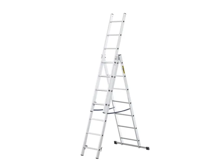 DRABEST Vielzweckleiter 3 x 7 Sprossen Aluminium* Leitern