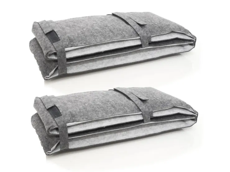 DuneDesign 2 Bierbank Auflagen zum Wenden 220 x 25 x 2 cm inkl. 12 Bodenschoner