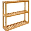 DuneDesign Bambus Regal für das Badezimmer 60 x 54 x 15 cm* Wandregale|Holzregale
