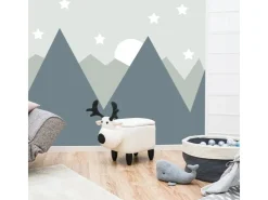 DuneDesign Rentier Spielzeug Hocker mit Stauraum 57 x 31 x 55 cm Beige* Sitzbänke