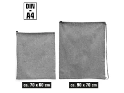 DuneDesign Wäschesack 100 Liter & 60 Liter Wäschesammler mit Kordelzug