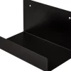 Duraline Regalträger Doppelt Gefalzt Schwarz Stahl 25 cm x 15 cm x 15 cm