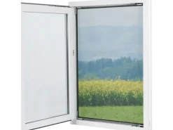 Easymaxx Fenster-Moskitonetz Magic Klick Schwarz 150 cm x 130 cm* Insektenschutz