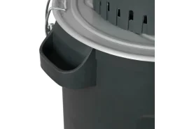 Eberth Elektrische Getreidemühle 50L Eimer 1300 W 13L Einfülltrichter 400 kg/h* Kleintierbedarf