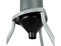 Eberth Elektrische Getreidemühle mit Standfuß 1300W 13L Einfülltrichter 400 kg/h* Kleintierbedarf
