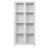 ebuy24 Brisbane Vitrinenschrank Weiß