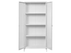 ebuy24 Brisbane Vitrinenschrank Weiß