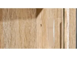 ebuy24 Comit Vitrinenschrank Wandhängend 2 Glastüren Sonoma Eiche Dekor* Vitrinen