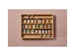 ebuy24 Comit Vitrinenschrank Wandhängend 2 Glastüren Sonoma Eiche Dekor* Vitrinen