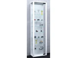 ebuy24 Edana Maxi Vitrinenschrank 1 Glastür Glasvitrine mit 8 Glasböden Weiß* Vitrinen