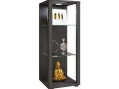 ebuy24 GlasolM Vitrinenschrank 3 Ablagen Anthrazit* Vitrinen