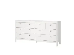 ebuy24 Madrid Kommode 8 Schubladen Weiß* Kommode