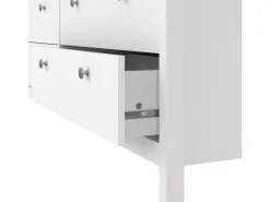 ebuy24 Madrid Kommode 8 Schubladen Weiß* Kommode