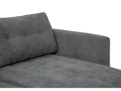 ebuy24 Marino Sofa Chaiselongue Rechts oder Links Gewendet in Samt Grau* Sofas