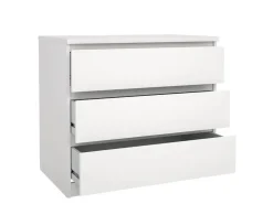 ebuy24 Naia Kommode 3 Schubladen Weiß* Kommode