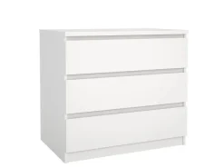 ebuy24 Naia Kommode 3 Schubladen Weiß* Kommode