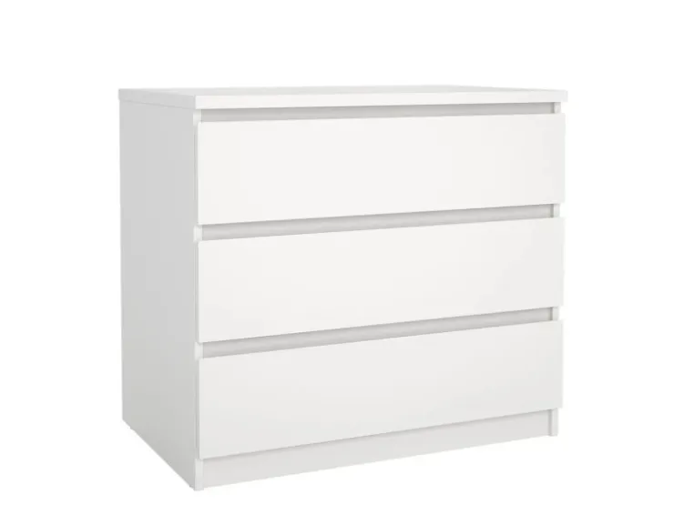 ebuy24 Naia Kommode 3 Schubladen Weiß* Kommode