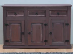 ebuy24 New Mexico Sideboard mit 7 Schubladen und 3 Türen Gelaugt Gewachst* Möbelserien