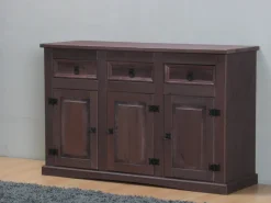 ebuy24 New Mexico Sideboard mit 7 Schubladen und 3 Türen Gelaugt Gewachst* Möbelserien