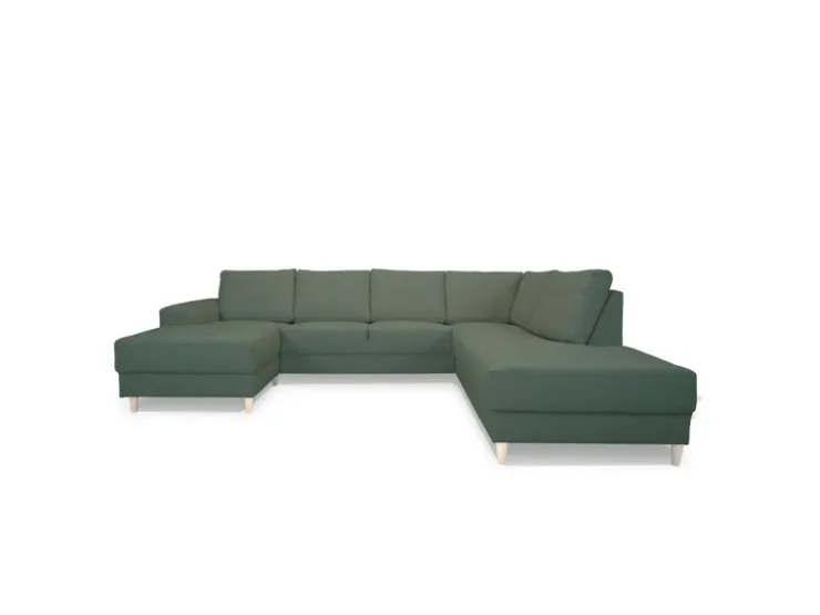 ebuy24 Nordic Usofa Rechts Gewendet Grün* Sofas