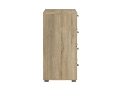 ebuy24 Pepe Kommode 8 Schubladen Eichenstruktur-Dekor