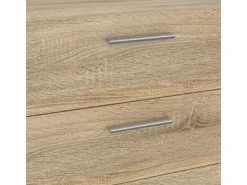 ebuy24 Pepe Kommode 8 Schubladen Eichenstruktur-Dekor