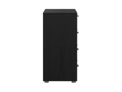 ebuy24 Pepe Kommode 8 Schubladen Schwarze Struktur