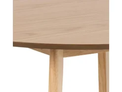 ebuy24 Roxby Esstisch Ø105cm EichenDekor