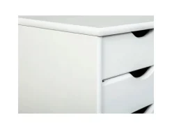 ebuy24 Simra Kommode Rollcontainer 6 Schubladen Weiss* Kommode