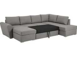 ebuy24 Stan Schlafsofa Chaiselong Links LichtGrau