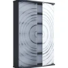 ebuy24 TilanoL Vitrinenschrank CD DVD 6 Ablagen 2 Türen Anthrazit* Vitrinen