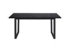 ebuy24 Tilst Essgruppe Tisch Schwarz Marmor Print mit 4 Stühlen in Velour Grün