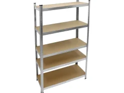 ECD Germany 2Er Set Werkstattregal 200x100x50 cm Metall Verzinkt bis 750 kg* Weitere Regale