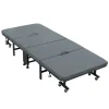 ECD Germany Gästebett 90x200 cm Klappbares Einzelbett mit Matratze