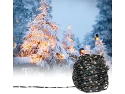 ECD Germany LED Micro Cluster Lichterkette 24m 800 LEDs Extra Warmweiß IP44* Vasen