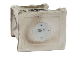 ECD Germany LED Weihnachtslaterne mit Warmweißes Licht 60cm Weiß Beige Grünes* Laternen