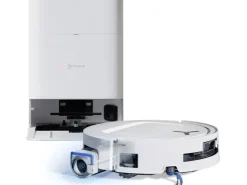 ECOVACS DEEBOT T80 OMNI WHITE mit Selbstreinigender OZMO ROLLER-Wischtechnologie