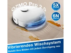 Ecovacs N20 PRO PLUS Saug- und Wischroboter mit beutellosem Staubbehälter* Reinigung