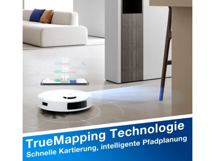 Ecovacs N20 PRO PLUS Saug- und Wischroboter mit beutellosem Staubbehälter* Reinigung