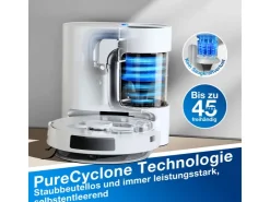 Ecovacs N20 PRO PLUS Saug- und Wischroboter mit beutellosem Staubbehälter* Reinigung