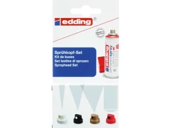 EDDING -5200 Perm. Spray Sprühkopf-Set 4 teilig