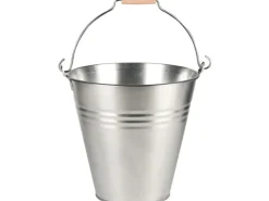 Eimer mit Henkel und Holzgriff 7,2 l Zink Standard* Malerbedarf