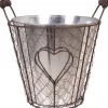 Eimer mit Metallnetz und Griffen 25 cm x 16 cm x 22 cm* Malerbedarf