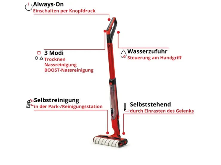 Einhell Akku-Hartbodenreiniger Cleanexxo* Reinigung
